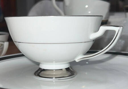 Sable Lady Footed Cup & Saucer Set