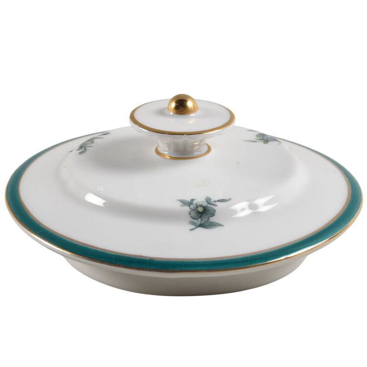 Teal Tulip Lid for Teapot