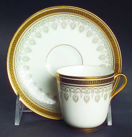 H1640 Flat Demitasse Cup & Saucer Set