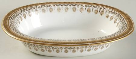 H1640 8" Oval Vegetable Bowl