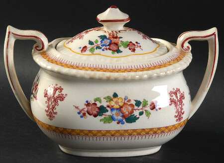Badminton Sugar Bowl & Lid