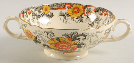 Bentick (Black) Cream Soup Bowl