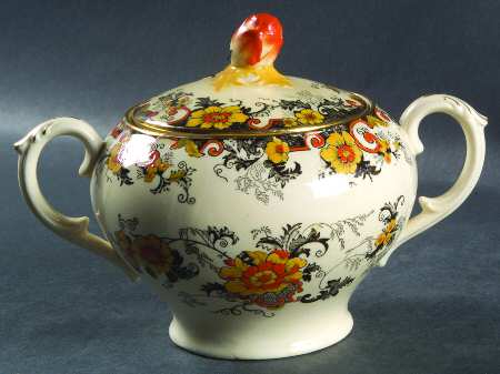 Bentick (Black) Sugar Bowl & Lid