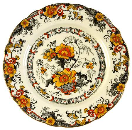Bentick (Black) Salad Plate