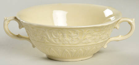 Beverly Cream Flat Cream Soup Bowl