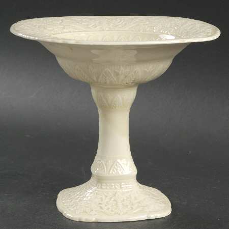Beverly Cream Round Compote (Height X Width)