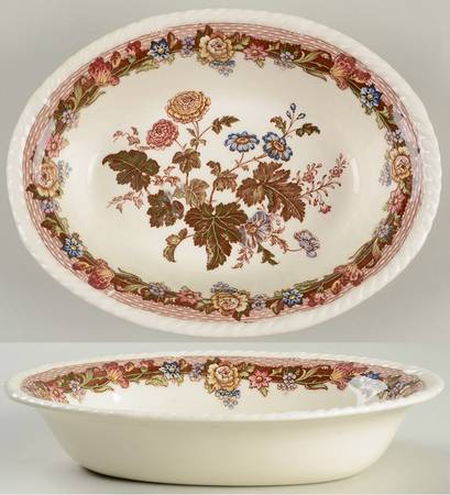 Belle Vue 9" Oval Vegetable Bowl
