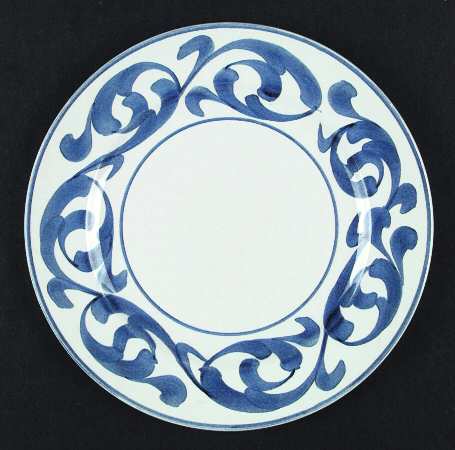 Blue Scroll by Royal Cauldon