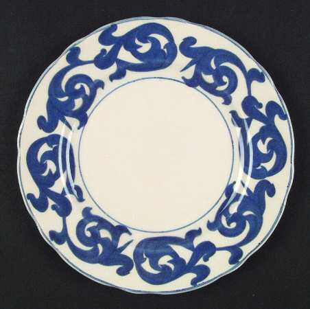 Blue Scroll by Royal Cauldon
