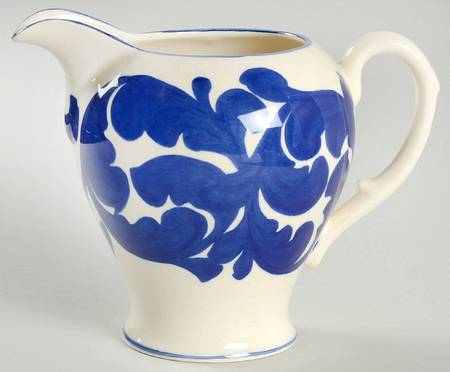 Blue Scroll 16 Oz Pitcher