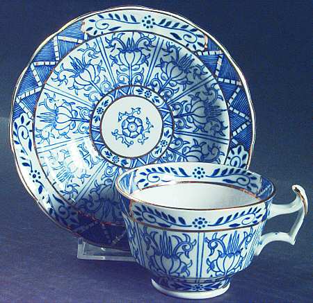 Chinese Lily Blue by Royal Cauldon