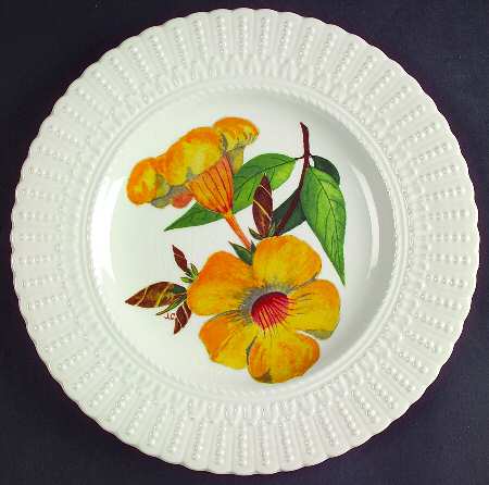 Flower of The Caribbean Luncheon Plate