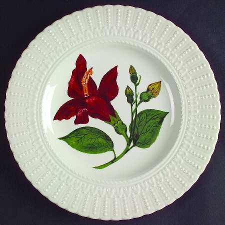 Flower of The Caribbean Luncheon Plate