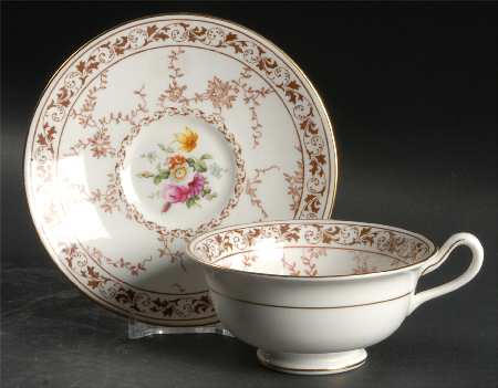 Floral Melody Footed Cup & Saucer Set