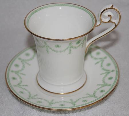 H7820 Flat Demitasse Cup & Saucer Set