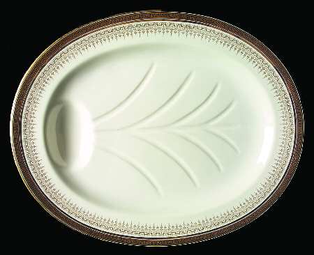 H8713 16" Oval Serving Platter