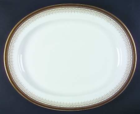 H8713 18" Oval Serving Platter