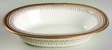 H8713 9" Oval Vegetable Bowl