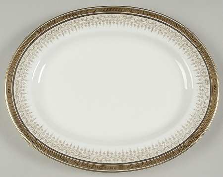 H8713 12" Oval Serving Platter