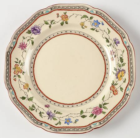 Jessamine (Cream Background) Luncheon Plate