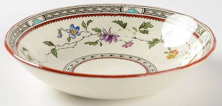 Jessamine (Cream Background) Coupe Cereal Bowl