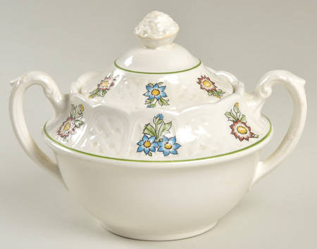 June Garden Sugar Bowl & Lid