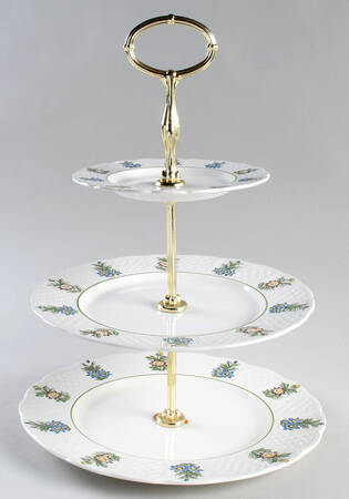 June Garden 3-Tiered Serving Tray (DP, SP, BB)