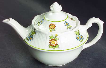 June Garden Individual Teapot & Lid