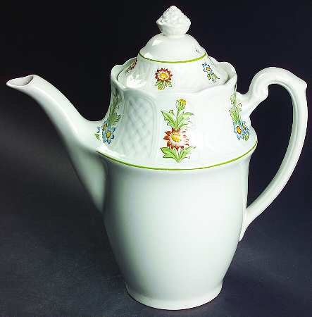 June Garden Coffee Pot & Lid