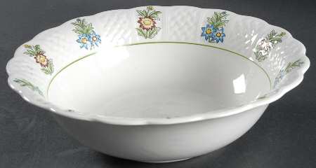 June Garden 9" Round Vegetable Bowl