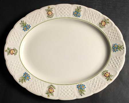 June Garden 13" Oval Serving Platter