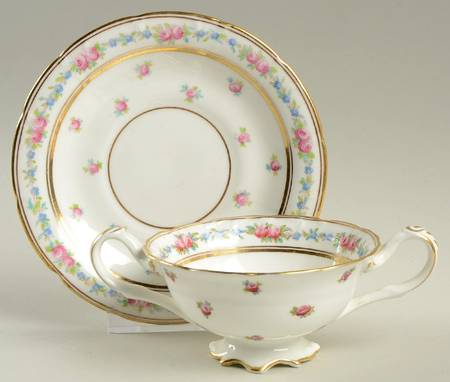 K3616 Footed Bouillon Cup & Saucer