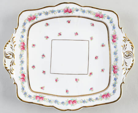 K3616 Square Handled Cake Plate
