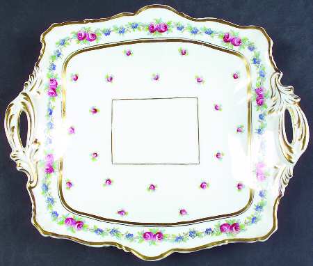 K3616 Square Handled Cake Plate