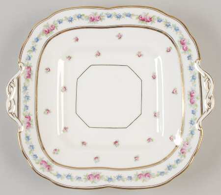 K3616 Square Handled Cake Plate