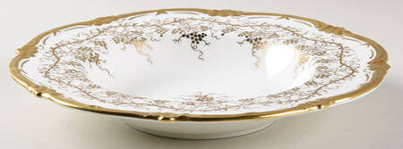 King's Plate White Rim Soup Bowl