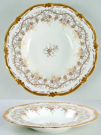 King's Plate White Large Rim Soup Bowl