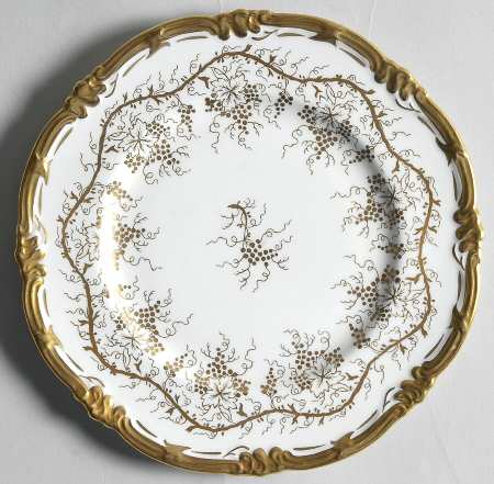 King's Plate White Dessert/Pie Plate