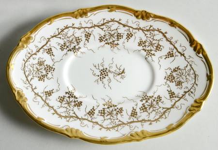 King's Plate White Underplate for Gravy Boat