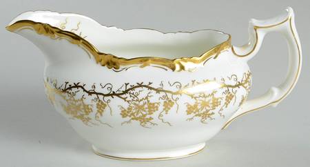 King's Plate White Gravy Boat