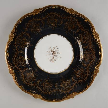 King's Plate Black by Royal Cauldon