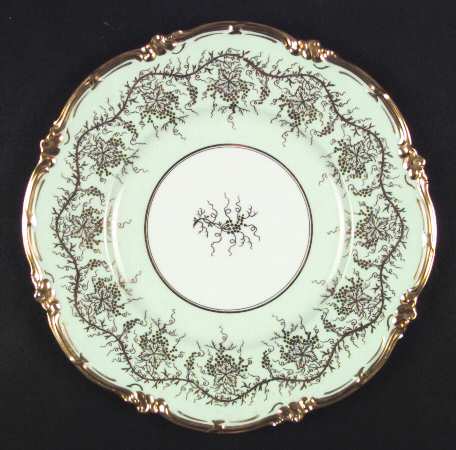 King's Plate Mint Green Dinner Plate