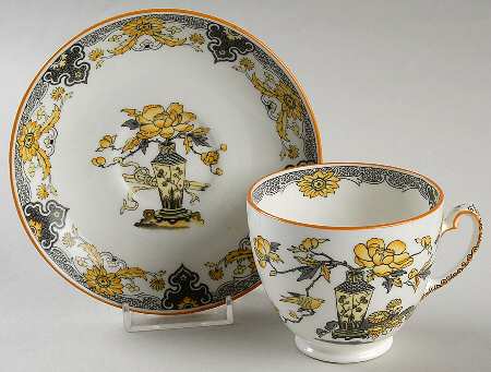 Mason's Mandarin Footed Cup & Saucer Set
