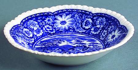 Native Blue Fruit/Dessert (Sauce) Bowl