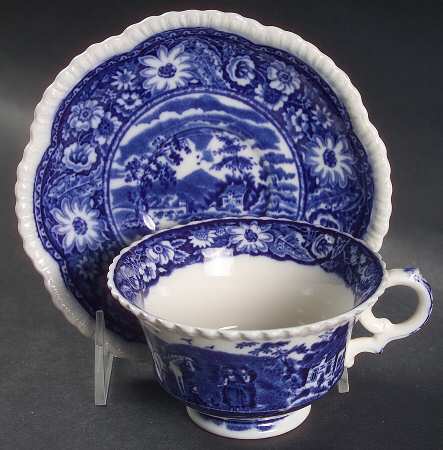 Native Blue Footed Cup & Saucer Set
