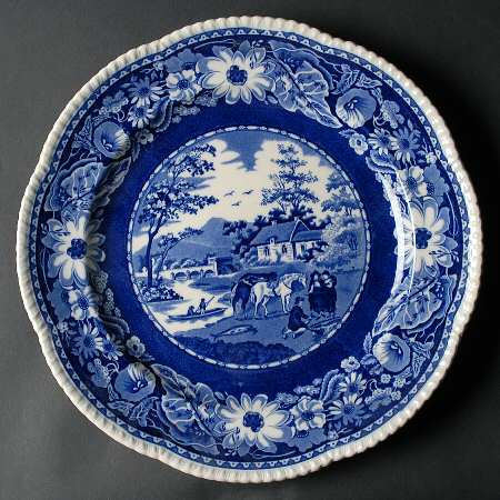 Native Blue 13" Chop Plate (Round Platter)