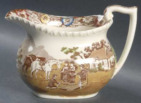 Native Brown Multicolor (Multicolor Border) Creamer