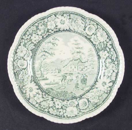 Native Green Bread & Butter Plate