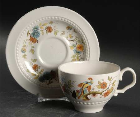 Paradise Flat Cup & Saucer Set