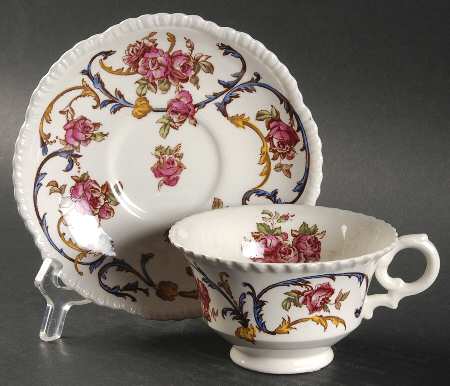 Premier Rose Footed Cup & Saucer Set